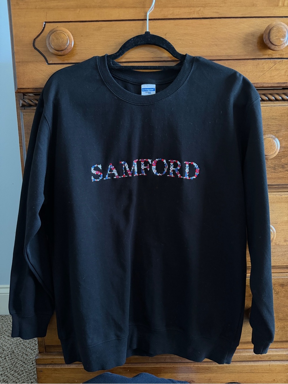 Samford Black Crewneck Sweatshirt